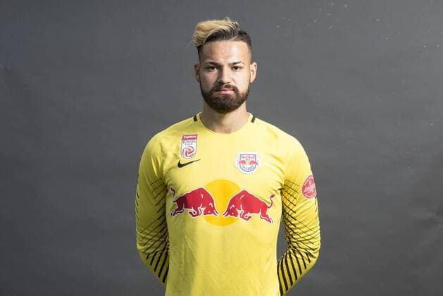 SOCCER - BL, RBS, team photoshooting SALZBURG,AUSTRIA,05.JUL.17 - SOCCER - tipico Bundesliga, Red Bull Salzburg, team photo shooting. Image shows Carlos Coronel (RBS). GEPAxpictures xFelixxRoittner