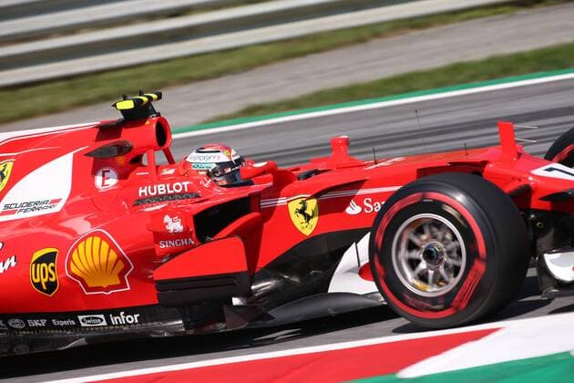 Austrian Grand Prix, Red Bull Ring 06 - 09 July 2017 07.07.2017- Free Practice 1, Kimi Raikkonen (FIN) Scuderia Ferrari SF70H 