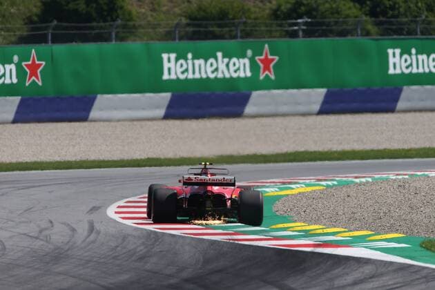 Austrian Grand Prix, Red Bull Ring 06 - 09 July 2017 07.07.2017- Free Practice 1, Kimi Raikkonen (FIN) Scuderia Ferrari SF70H 