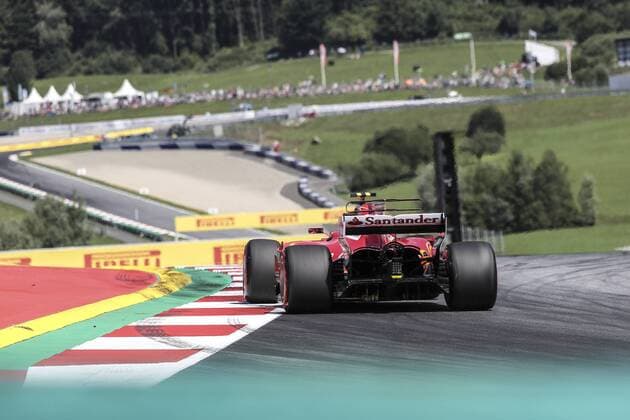 FORMULA 1 - GP of Austria 2017 SPIELBERG,AUSTRIA,07.JUL.17 - MOTORSPORTS, FORMULA 1 - Grand Prix of Austria, Red Bull Ring, free practice. Image shows Kimi Raikkoenen (FIN Ferrari). GEPAxpictures xFelixxRoittner