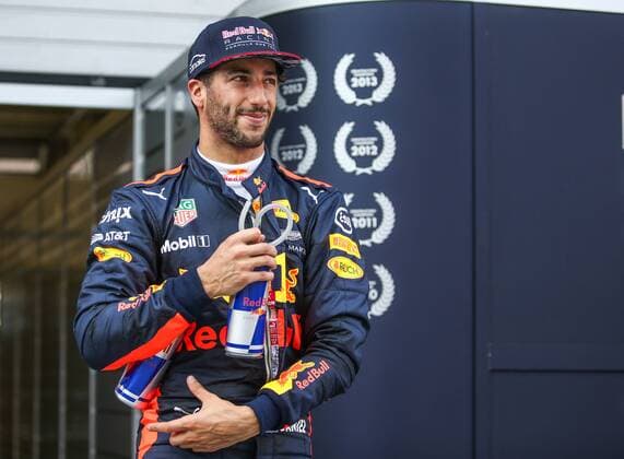 FORMULA 1 - GP of Austria 2017 SPIELBERG,AUSTRIA,07.JUL.17 - MOTORSPORTS, FORMULA 1 - Grand Prix of Austria, Red Bull Ring, free practice. Image shows Daniel Ricciardo (AUS Red Bull Racing). GEPAxpictures xDanielxGoetzhaber