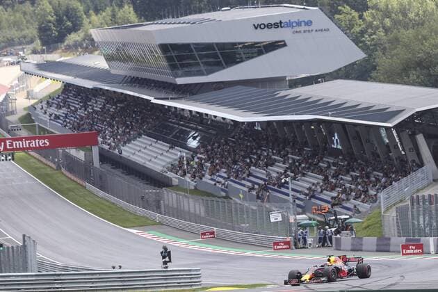 FORMULA 1 - GP of Austria 2017 SPIELBERG,AUSTRIA,07.JUL.17 - MOTORSPORTS, FORMULA 1 - Grand Prix of Austria, Red Bull Ring, free practice. Image shows Daniel Ricciardo (AUS Red Bull Racing). GEPAxpictures xFelixxRoittner