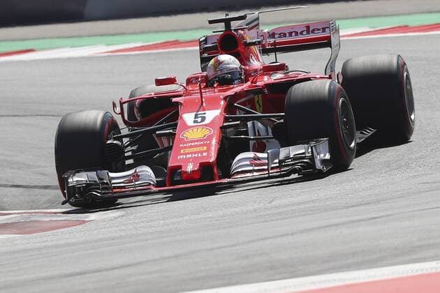 FORMULA 1 - GP of Austria 2017 SPIELBERG,AUSTRIA,07.JUL.17 - MOTORSPORTS, FORMULA 1 - Grand Prix of Austria, Red Bull Ring, free practice. Image shows Sebastian Vettel (GER Ferrari). GEPAxpictures xFelixxRoittner