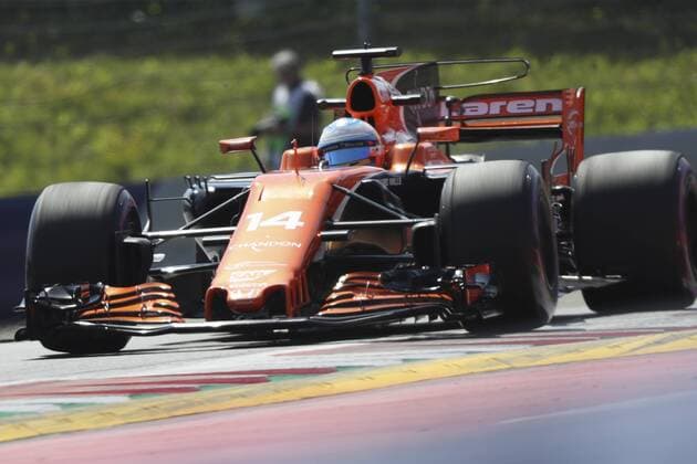FORMULA 1 - GP of Austria 2017 SPIELBERG,AUSTRIA,07.JUL.17 - MOTORSPORTS, FORMULA 1 - Grand Prix of Austria, Red Bull Ring, free practice. Image shows Fernando Alonso (ESP McLaren Honda). GEPAxpictures xFelixxRoittner