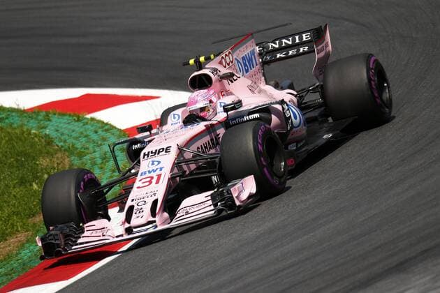 Motorsports: FIA Formula One World Championship WM Weltmeisterschaft 2017, Grand Prix of Austria, 31 Esteban Ocon (FRA, Sahara Force India F1 Team), Spielberg Austria xHOCHxZWEIx