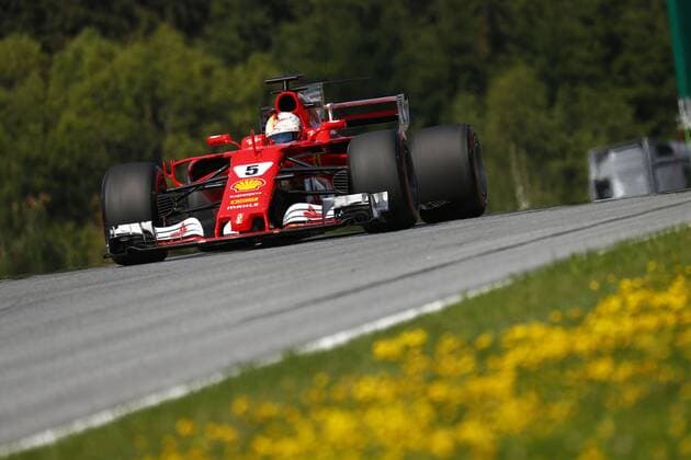 Motorsports: FIA Formula One World Championship WM Weltmeisterschaft 2017, Grand Prix of Austria, 5 Sebastian Vettel (GER, Scuderia Ferrari), Spielberg Austria xHOCHxZWEIx
