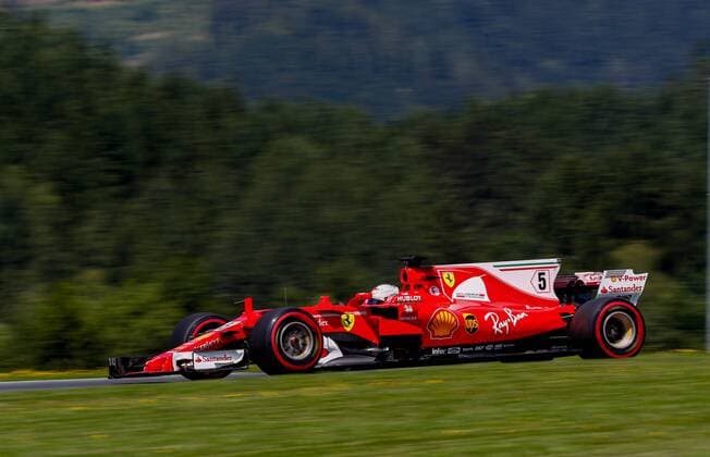 Motorsports: FIA Formula One World Championship WM Weltmeisterschaft 2017, Grand Prix of Austria, 5 Sebastian Vettel (GER, Scuderia Ferrari), Spielberg Austria xHOCHxZWEIx