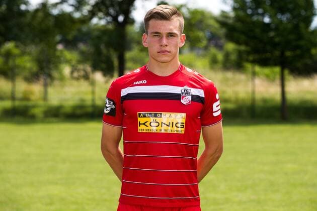 Weißensee , 070717 , Fußball, GER, 3.Liga, Porträttermin 2017 2018, FC Rot Weiß Erfurt , Marius Wegmann (Erfurt)