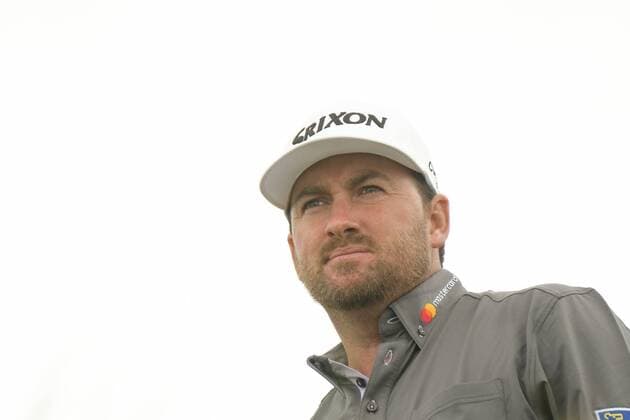 July 7th 2017, Portstewart Golf Club, Portstewart, Northern Ireland; Dubai Duty Free Irish Open Golf Championship, Day 2; Graeme McDowell (NIR) watches his 12th tee shot during the second round of the Dubai Duty Free Irish Open xNigelxCookex  ActionPlus11898677