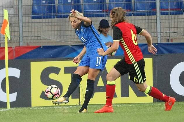 CLAIRE LAVOGEZ FOOTBALL : France vs Belgique - Feminines - match amical - 07 07 2017 RichardGosselin Panoramic 