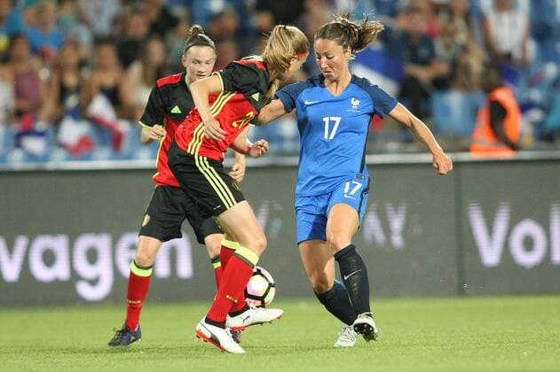 gaetane thiney FOOTBALL : France vs Belgique - Feminines - match amical - 07 07 2017 RichardGosselin Panoramic 