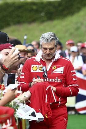 FORMULA 1 - GP of Austria 2017 SPIELBERG,AUSTRIA,08.JUL.17 - MOTORSPORTS, FORMULA 1 - Grand Prix of Austria, Red Bull Ring, Styrian Green Carpet. Image shows team principal Maurizio Arrivabene (Ferrari). GEPAxpictures xFelixxRoittner