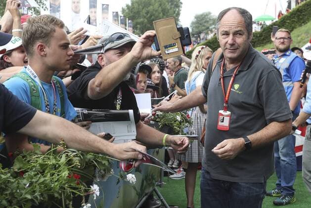 FORMULA 1 - GP of Austria 2017 SPIELBERG,AUSTRIA,08.JUL.17 - MOTORSPORTS, FORMULA 1 - Grand Prix of Austria, Red Bull Ring, Styrian Green Carpet. Image shows Gerhard Berger. GEPAxpictures xFelixxRoittner