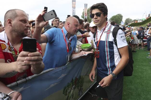 FORMULA 1 - GP of Austria 2017 SPIELBERG,AUSTRIA,08.JUL.17 - MOTORSPORTS, FORMULA 1 - Grand Prix of Austria, Red Bull Ring, Styrian Green Carpet. Image shows Lance Stroll (CAN Williams).. GEPAxpictures xFelixxRoittner