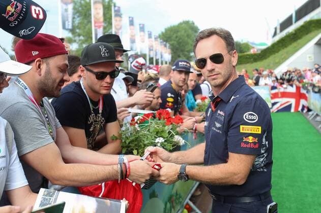 FORMULA 1 - GP of Austria 2017 SPIELBERG,AUSTRIA,08.JUL.17 - MOTORSPORTS, FORMULA 1 - Grand Prix of Austria, Red Bull Ring, Styrian Green Carpet. Image shows team principal Christian Horner (Red Bull Racing). GEPAxpictures xChristianxWalgram