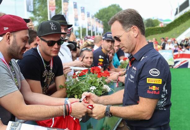 FORMULA 1 - GP of Austria 2017 SPIELBERG,AUSTRIA,08.JUL.17 - MOTORSPORTS, FORMULA 1 - Grand Prix of Austria, Red Bull Ring, Styrian Green Carpet. Image shows team principal Christian Horner (Red Bull Racing). GEPAxpictures xChristianxWalgram
