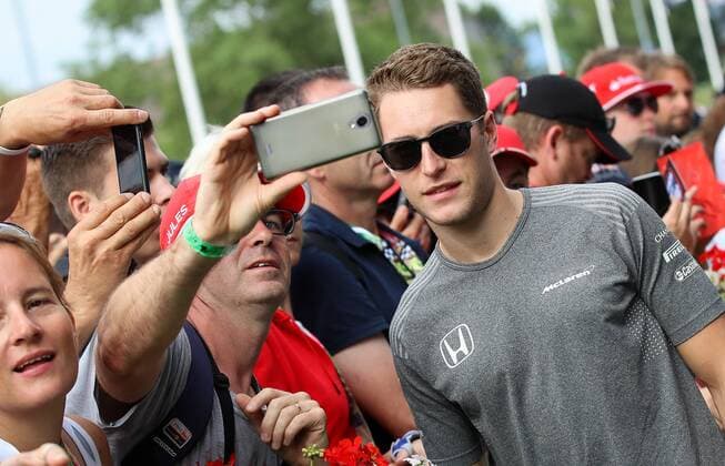 FORMULA 1 - GP of Austria 2017 SPIELBERG,AUSTRIA,08.JUL.17 - MOTORSPORTS, FORMULA 1 - Grand Prix of Austria, Red Bull Ring, Styrian Green Carpet. Image shows Stoffel Vandoorne (BEL McLaren Honda). GEPAxpictures xChristianxWalgram