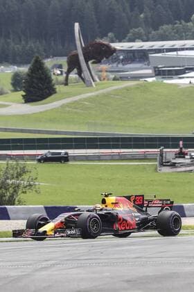 FORMULA 1 - GP of Austria 2017 SPIELBERG,AUSTRIA,08.JUL.17 - MOTORSPORTS, FORMULA 1 - Grand Prix of Austria, Red Bull Ring, free practice. Image shows Max Verstappen (NED Red Bull Racing). GEPAxpictures xFelixxRoittner