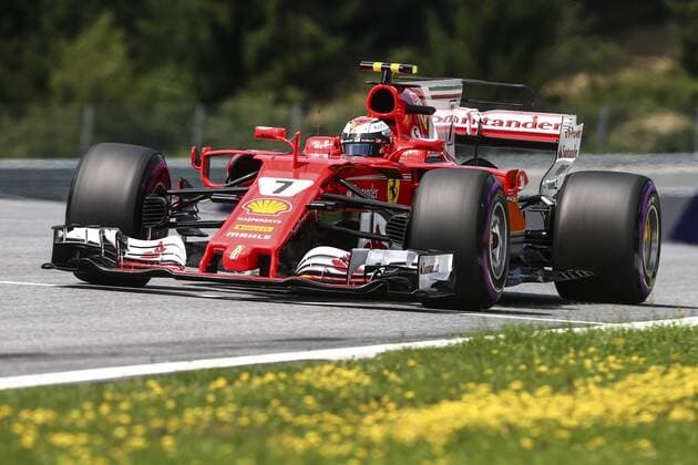 FORMULA 1 - GP of Austria 2017 SPIELBERG,AUSTRIA,08.JUL.17 - MOTORSPORTS, FORMULA 1 - Grand Prix of Austria, Red Bull Ring, free practice. Image shows Kimi Raikkoenen (FIN Ferrari). GEPAxpictures xFelixxRoittner