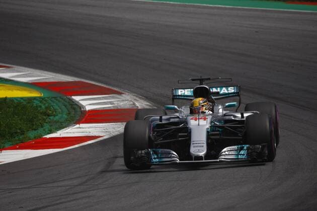 Austrian Grand Prix, Red Bull Ring 06 - 09 July 2017 08.07.2017- Free practice 3, Lewis Hamilton (GBR) Mercedes AMG F1 W08 