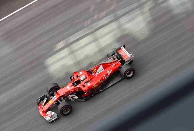 FORMULA 1 - GP of Austria 2017 SPIELBERG,AUSTRIA,08.JUL.17 - MOTORSPORTS, FORMULA 1 - Grand Prix of Austria, Red Bull Ring, qualifying. Image shows Sebastian Vettel (GER Ferrari). GEPAxpictures xChristianxWalgram