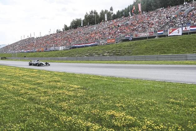 FORMULA 1 - GP of Austria 2017 SPIELBERG,AUSTRIA,08.JUL.17 - MOTORSPORTS, FORMULA 1 - Grand Prix of Austria, Red Bull Ring, qualifying. Image shows Valtteri Bottas (FIN Mercedes). GEPAxpictures xFelixxRoittner