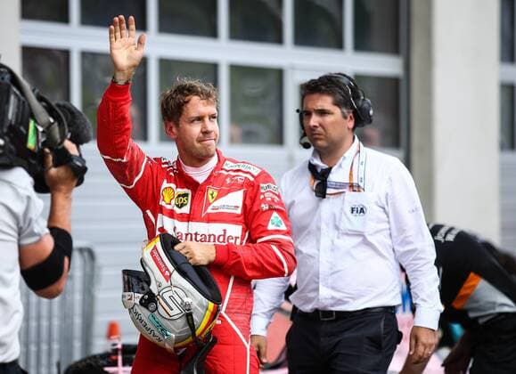 FORMULA 1 - GP of Austria 2017 SPIELBERG,AUSTRIA,08.JUL.17 - MOTORSPORTS, FORMULA 1 - Grand Prix of Austria, Red Bull Ring, qualifying. Image shows Sebastian Vettel (GER Ferrari). GEPAxpictures xDanielxGoetzhaber