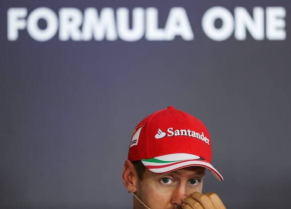 Bilder des Tages - SPORT FORMULA 1 - GP of Austria 2017 SPIELBERG,AUSTRIA,08.JUL.17 - MOTORSPORTS, FORMULA 1 - Grand Prix of Austria, Red Bull Ring, press conference PK Pressekonferenz Image shows Sebastian Vettel (GER Ferrari). GEPAxpictures xDanielxGoetzhaber