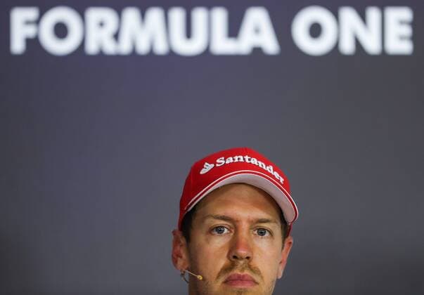 FORMULA 1 - GP of Austria 2017 SPIELBERG,AUSTRIA,08.JUL.17 - MOTORSPORTS, FORMULA 1 - Grand Prix of Austria, Red Bull Ring, press conference PK Pressekonferenz Image shows Sebastian Vettel (GER Ferrari). GEPAxpictures xDanielxGoetzhaber