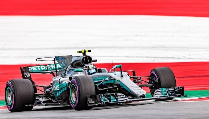 Bilder des Tages - SPORT 08.07.2017, Red Bull Ring, Spielberg, AUT, FIA, Formel 1, Grosser Preis von Oesterreich, Qualifying, im Bild Valtteri Bottas (FIN) Mercedes AMG Petronas F1 Team Finnish Formula One driver Valtteri Bottas of Mercedes AMG Petronas F1 during Qualifying for the Austrian FIA Formula One Grand Prix at the Red Bull Ring in Spielberg, Austria on 2017 07 08. Spielberg  EX_ANG  