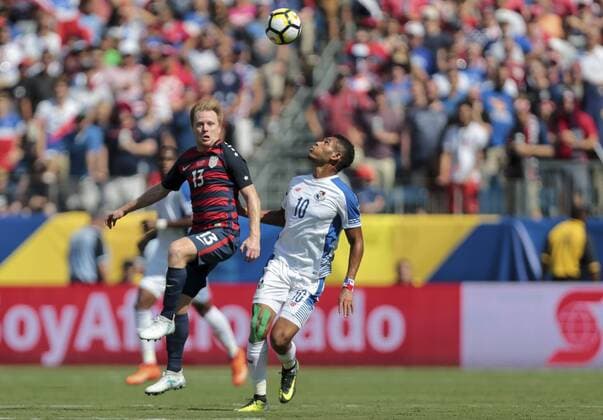 July 8, 2017 - Nashville, TN, USA - Nashville, TN - Saturday July 08, 2017: Dax McCarty during a 2017 Gold Cup match between the men s national teams of the United States (USA) and Panama (PAN) at Nissan Stadium. Dax McCarty - ZUMAt139 20170708_zaa_t139_057 Copyright: xJohnxDortonx
