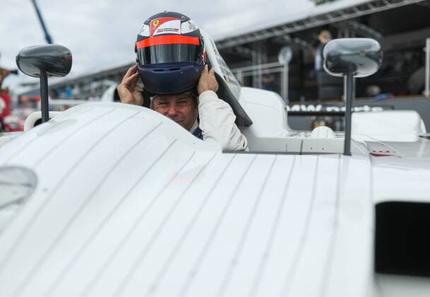 FORMULA 1 - GP of Austria 2017 SPIELBERG,AUSTRIA,09.JUL.17 - MOTORSPORTS, FORMULA 1 - Grand Prix of Austria, Red Bull Ring, legends parade. Image shows Gerhard Berger. GEPAxpictures xDanielxGoetzhaber
