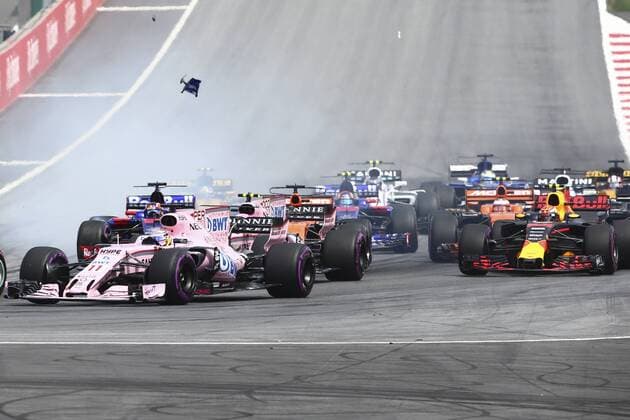 FORMULA 1 - GP of Austria 2017 SPIELBERG,AUSTRIA,09.JUL.17 - MOTORSPORTS, FORMULA 1 - Grand Prix of Austria, Red Bull Ring. Image shows the start. GEPAxpictures xFelixxRoittner