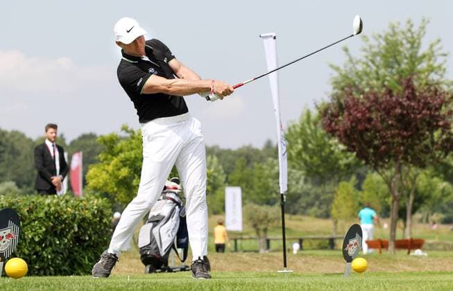 RB Leipzig Charity Golfturnier Machern b. Leipzig, 09.07.2017, Eagles Charity Golf Club e.V. , RB Leipzig Charity Golfturnier , Im Bild: Trainer Ralph Hasenhüttl Hasenhuettl (RB Leipzig) ,