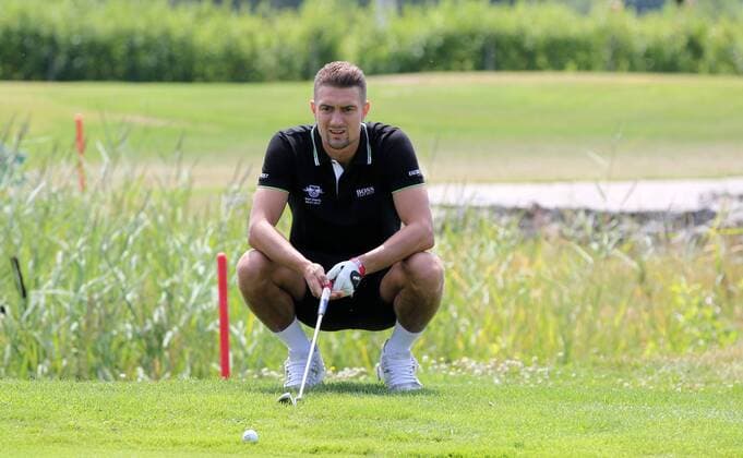 RB Leipzig Charity Golfturnier Machern b. Leipzig, 09.07.2017, Eagles Charity Golf Club e.V. , RB Leipzig Charity Golfturnier , Im Bild: Stefan Ilsanker, RB Leipzig Fußballspieler. ,