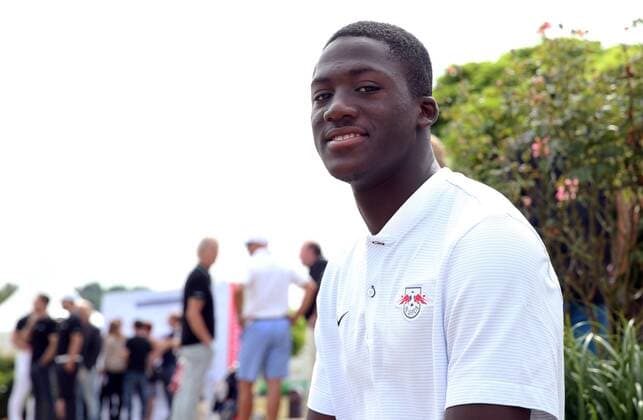 RB Leipzig Charity Golfturnier Machern b. Leipzig, 09.07.2017, Eagles Charity Golf Club e.V. , RB Leipzig Charity Golfturnier , Im Bild: Ibrahima Konate (RB Leipzig Spieler, Neuzugang). ,