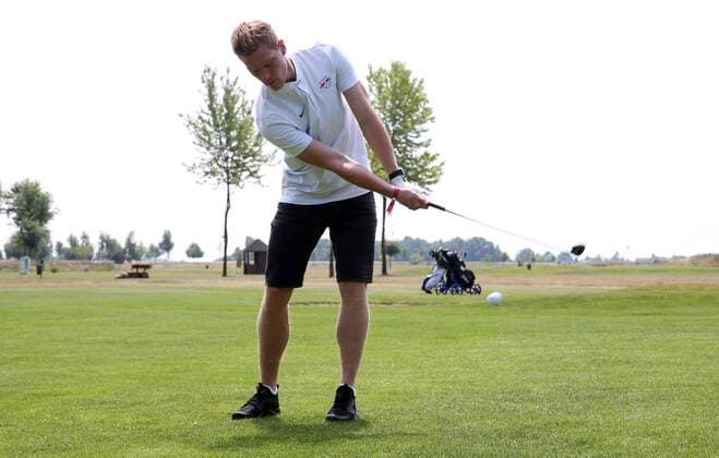 RB Leipzig Charity Golfturnier Machern b. Leipzig, 09.07.2017, Eagles Charity Golf Club e.V. , RB Leipzig Charity Golfturnier , Im Bild: Marcel Halstenberg, Fußballer RB Leipzig. ,