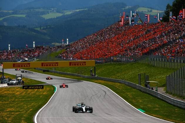 Bilder des Tages - SPORT Motorsports: FIA Formula One World Championship WM Weltmeisterschaft 2017, Grand Prix of Austria, 77 Valtteri Bottas (FIN, Mercedes AMG Petronas F1 Team), Spielberg Austria xHOCHxZWEIx