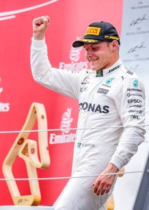 09.07.2017, Red Bull Ring, Spielberg, AUT, FIA, Formel 1, Grosser Preis von Oesterreich, Rennen, im Bild Sieger Valtteri Bottas (FIN) Mercedes AMG Petronas F1 Team Race Winner Finnish Formula One driver Valtteri Bottas of Mercedes AMG Petronas F1 during the Race of the Austrian FIA Formula One Grand Prix at the Red Bull Ring in Spielberg, Austria on 2017 07 09. -Pressefoto Spielberg  EP_fei  