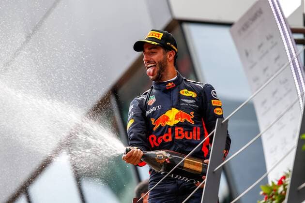 Motorsports: FIA Formula One World Championship WM Weltmeisterschaft 2017, Grand Prix of Austria, 3 Daniel Ricciardo (AUS, Red Bull Racing), Spielberg Austria xHOCHxZWEIx