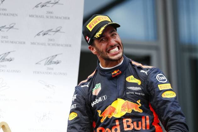 Motorsports: FIA Formula One World Championship WM Weltmeisterschaft 2017, Grand Prix of Austria, 3 Daniel Ricciardo (AUS, Red Bull Racing), Spielberg Austria xHOCHxZWEIx