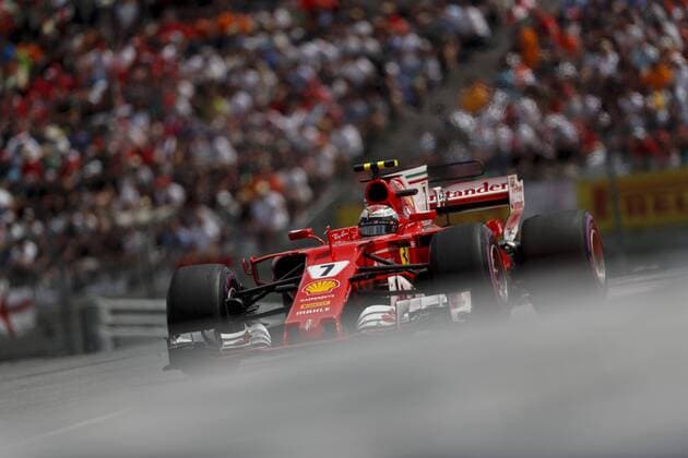 July 9, 2017 - Spielberg, Austria - KIMI RAIKKONEN of Finland and Scuderia Ferrari drives during the 2017 Formula 1 Austrian Grand Prix in Spielberg, Austria. F1 2017 - Austrian Grand Prix - Bottas wins - ZUMAg147 20170709_zap_g147_007 Copyright: xJamesxGasperottix