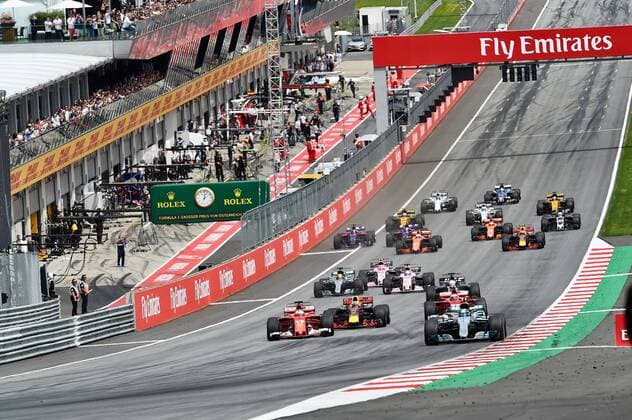 Start, Grosser Preis von Österreich 2017, Rennen, Motorsport, Formel 1, 09.07.2017, Spielberg Copyright: xAndre Eibner-Pressefotox EP_JAE