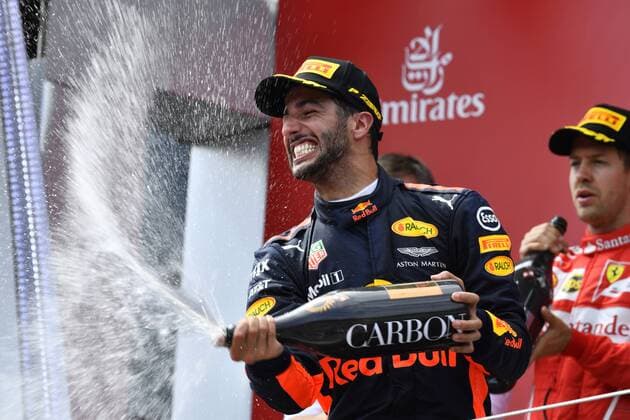 Motorsports: FIA Formula One World Championship WM Weltmeisterschaft 2017, Grand Prix of Austria, 3 Daniel Ricciardo (AUS, Red Bull Racing), Spielberg Austria xHOCHxZWEIx