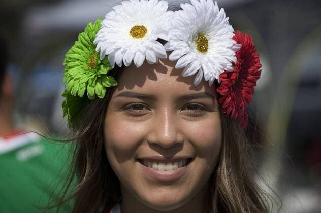A fan supports Mexico in the parking lot of Qualcomm Stadium before a soccer match between Mexico and El Salvador in the Gold Cup 2017 in San Diego, California, USA, 9 jULY 2017. Mexico Vs. El Salvador !ACHTUNG: NUR REDAKTIONELLE NUTZUNG!  Copyright: xDavidxMaungx SAN 20170710-636352508321475389