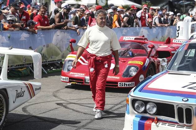 FORMULA 1 - GP of Austria 2017 SPIELBERG,AUSTRIA,09.JUL.17 - MOTORSPORTS, FORMULA 1 - Grand Prix of Austria, Red Bull Ring, legends parade. Image shows Jean Alesi. GEPAxpictures xFelixxRoittner