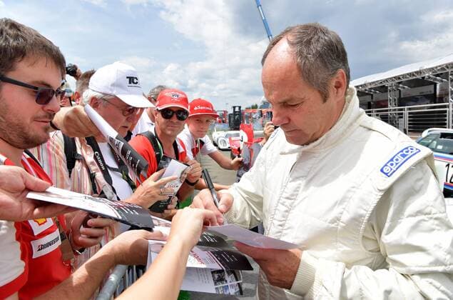 FORMULA 1 - GP of Austria 2017 SPIELBERG,AUSTRIA,09.JUL.17 - MOTORSPORTS, FORMULA 1 - Grand Prix of Austria, Red Bull Ring, legends parade. Image shows Gerhard Berger. GEPAxpictures xMichaelxRiedler