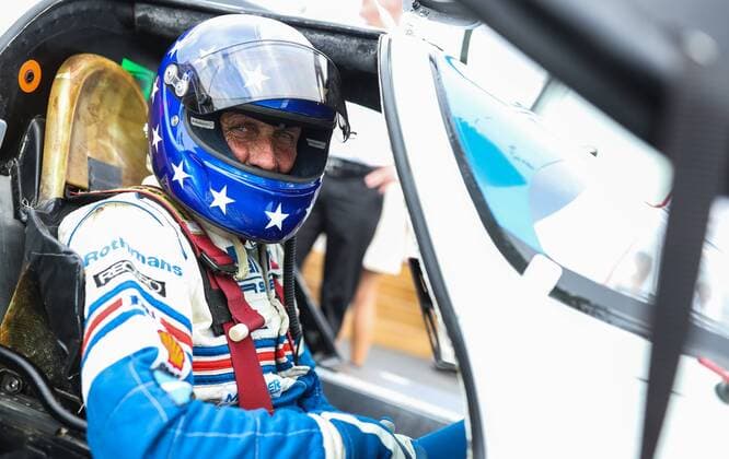 FORMULA 1 - GP of Austria 2017 SPIELBERG,AUSTRIA,09.JUL.17 - MOTORSPORTS, FORMULA 1 - Grand Prix of Austria, Red Bull Ring, legends parade. Image shows Hans Joachim Stuck. GEPAxpictures xDanielxGoetzhaber