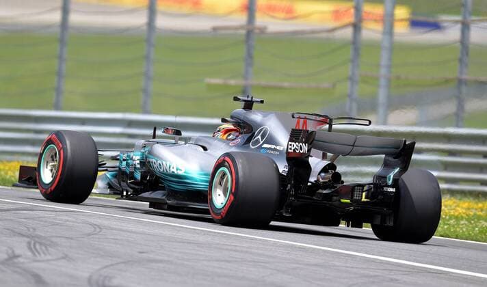 FORMULA 1 - GP of Austria 2017 SPIELBERG,AUSTRIA,09.JUL.17 - MOTORSPORTS, FORMULA 1 - Grand Prix of Austria, Red Bull Ring. Image shows Lewis Hamilton (GBR Mercedes). GEPAxpictures xMichaelxRiedler