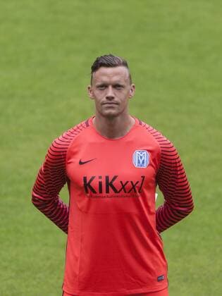 Fußball 3. Liga, Porträttermin 2017 2018 SV Meppen am 08.07.2017 in der Hänsch-Arena in Meppen. Erik Domascke LS